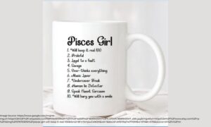 mug design for Piscean