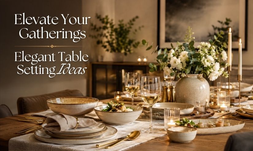 Elevate Your Gatherings: Elegant Table Setting Ideas