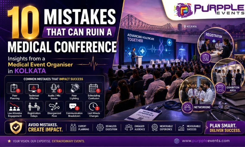 10 Mistakes That Can Ruin a Medical Conference – Insights from a Medical Event Organiser in Kolkata