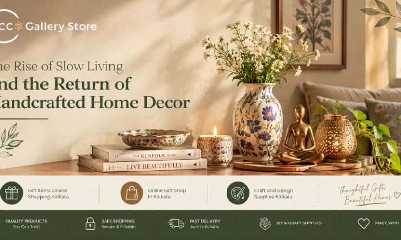 Handcrafted home decor and slow living inspiration in Kolkata